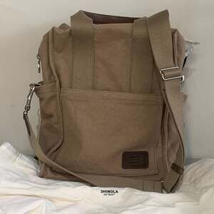 Shinola Bert Convertible Canvas Briefpack - Taupesmoke